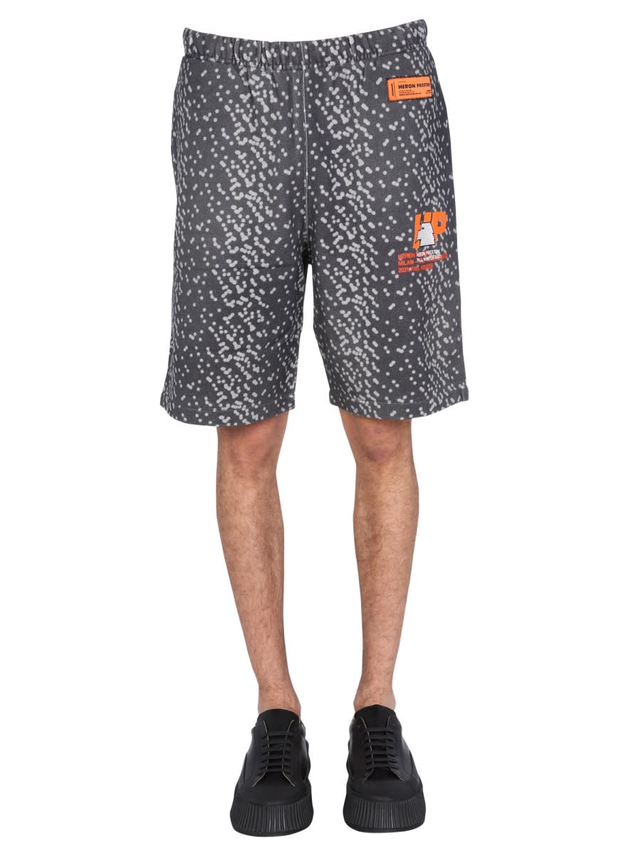 HERON PRESTON Bermuda With Rubber Logo