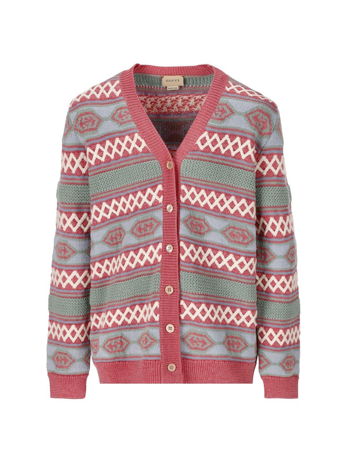 Gucci Interlocking G Knitted Cardigan