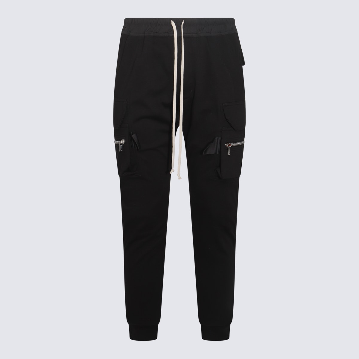Rick Owens Black Cotton Pants