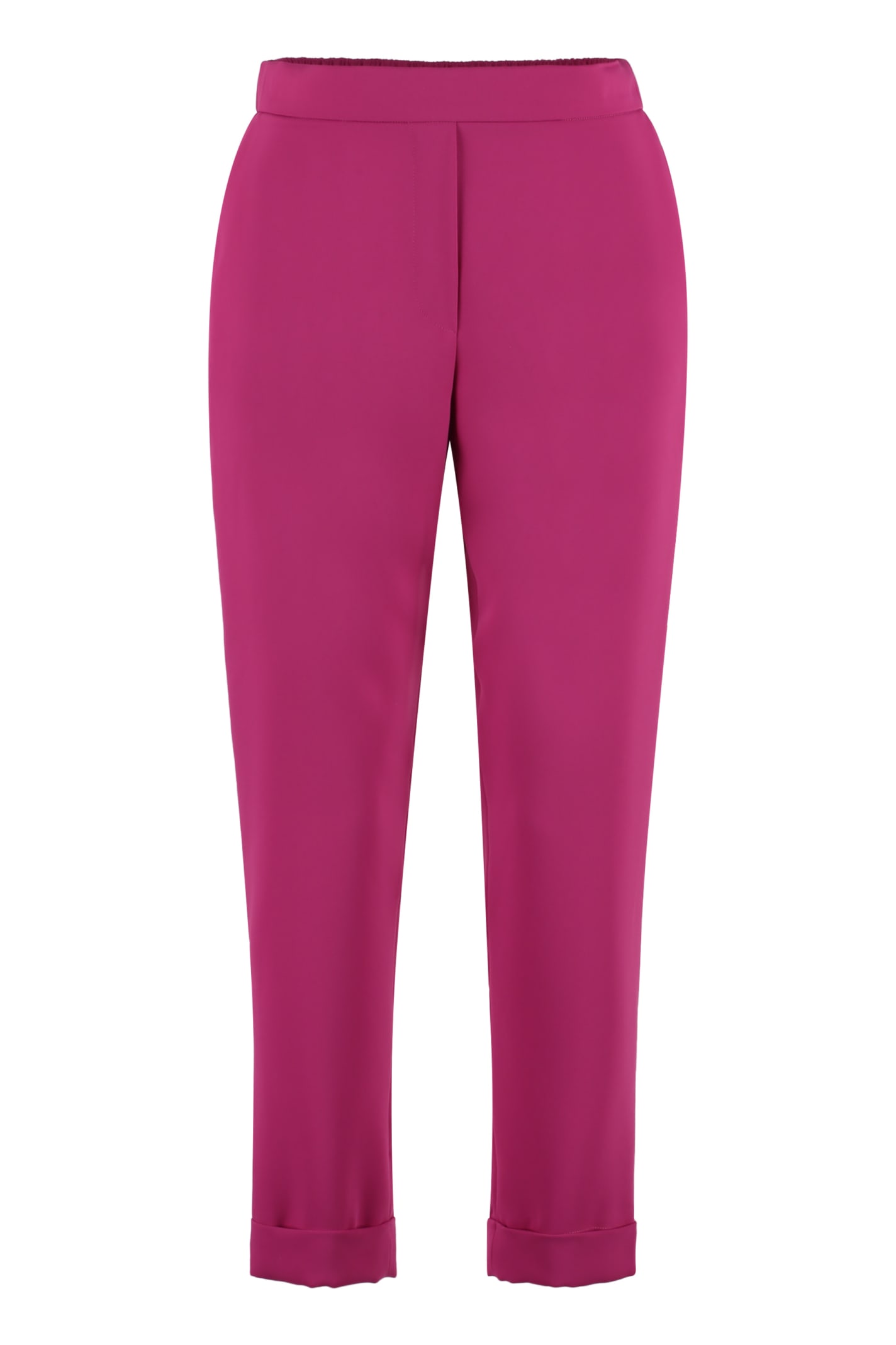 Parosh High-waist Crêpe Trousers