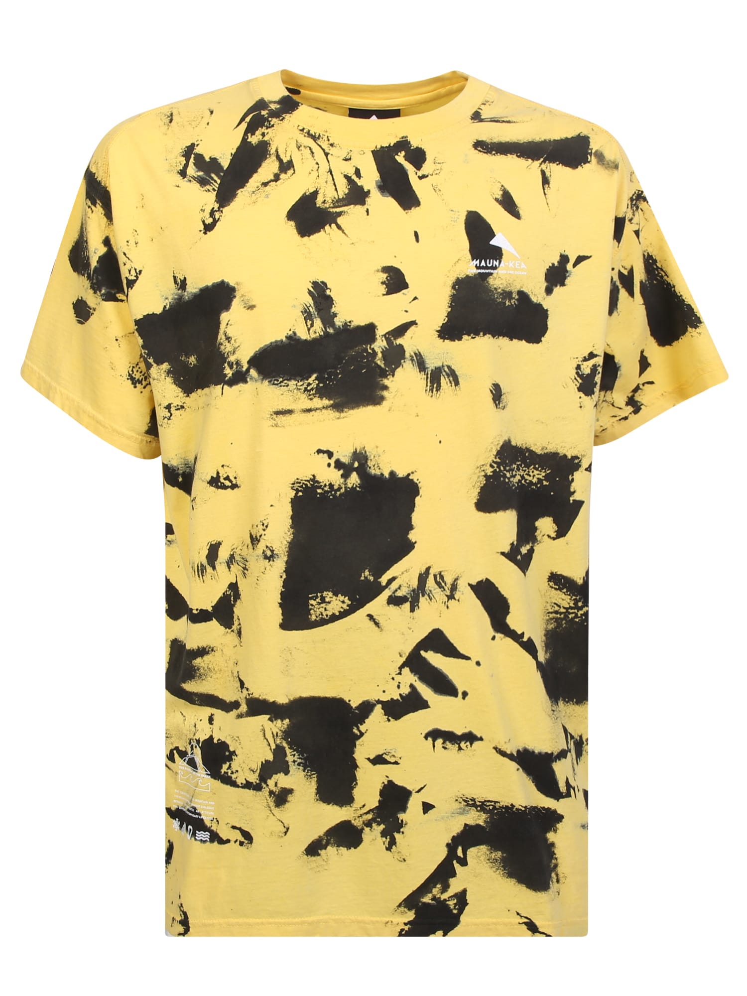 Mauna Kea Yellow Cotton T-shirt