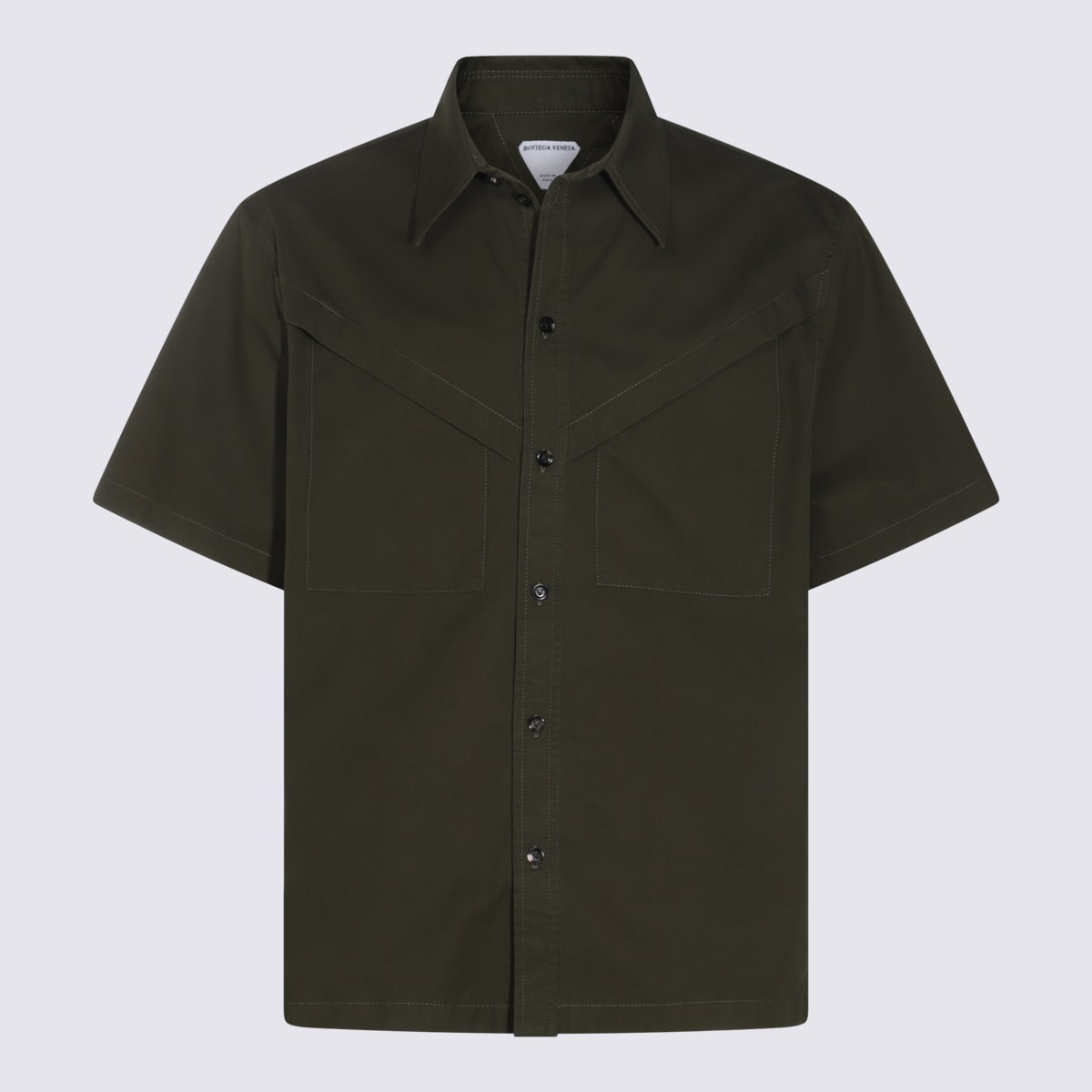 Bottega Veneta Dark Green Shirt