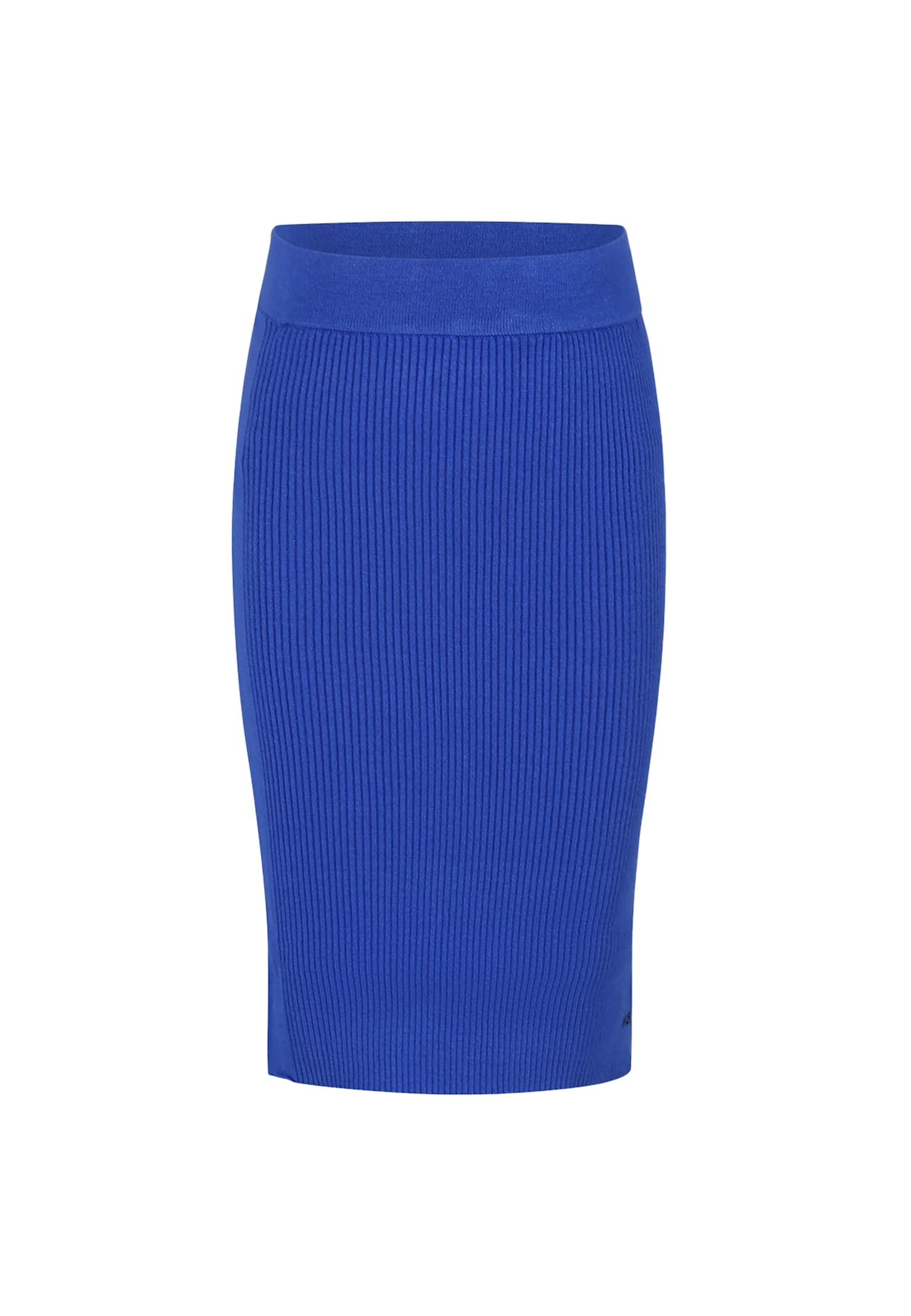 MSGM Blue Skirt For Girl With Logo