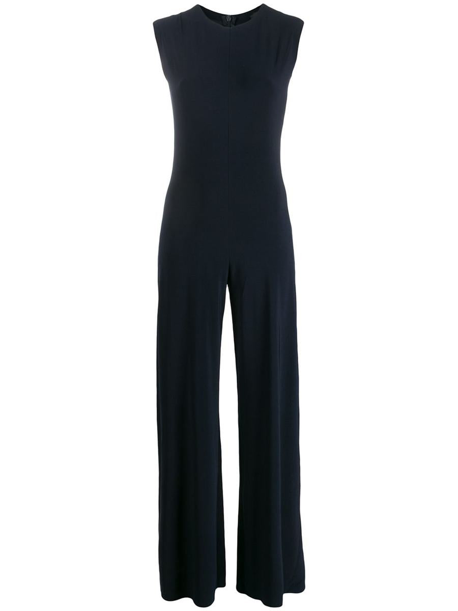 Norma Kamali Jersey Sleeveless Jumpsuit