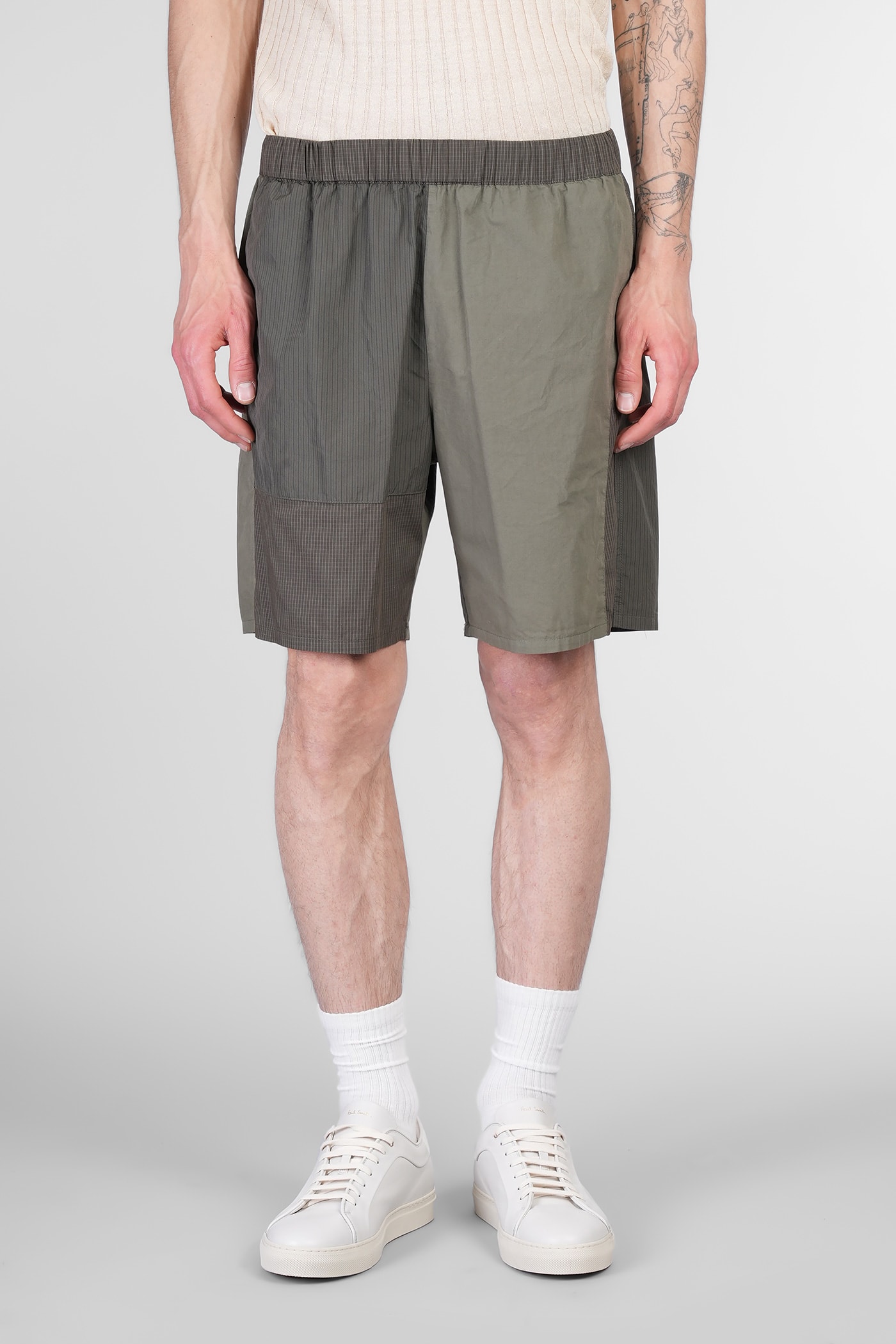 Mauro Grifoni Shorts In Green Cotton