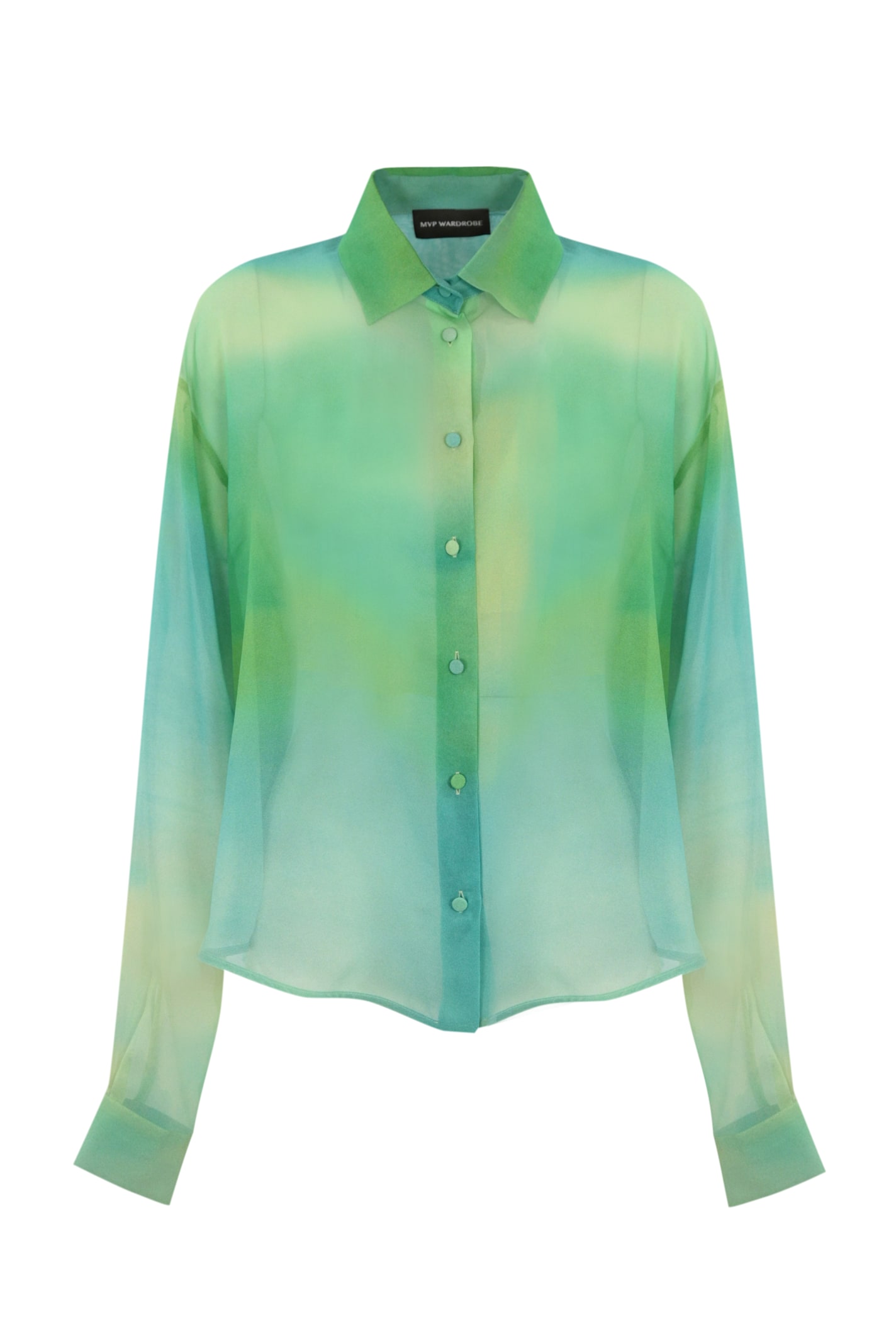 MVP Wardrobe Multicolor Silk Shirt