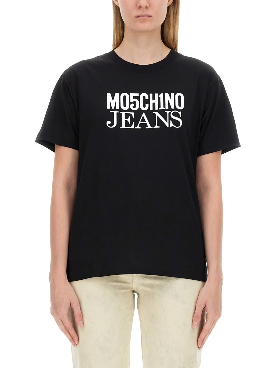 M05CH1N0 Jeans T-shirt With Logo