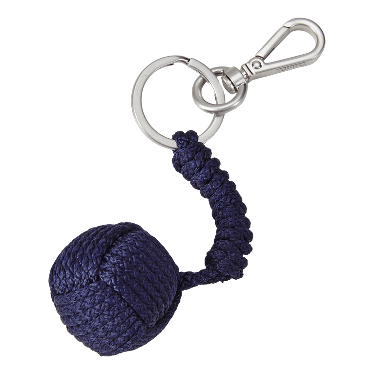 Vilebrequin Ball Cord Keyring - Pearly - Blue - Size OSFA