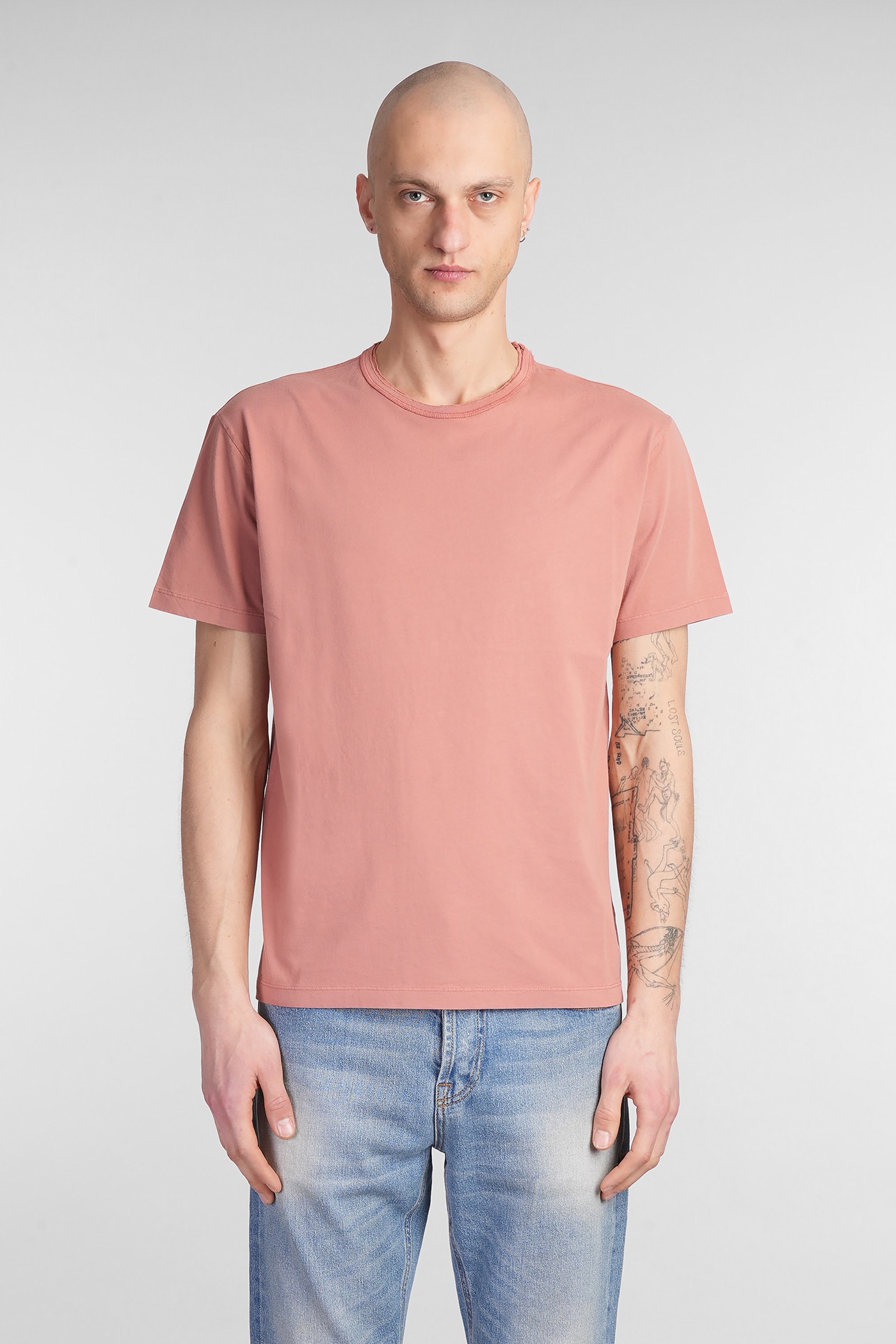 Mauro Grifoni T-shirt In Copper Cotton