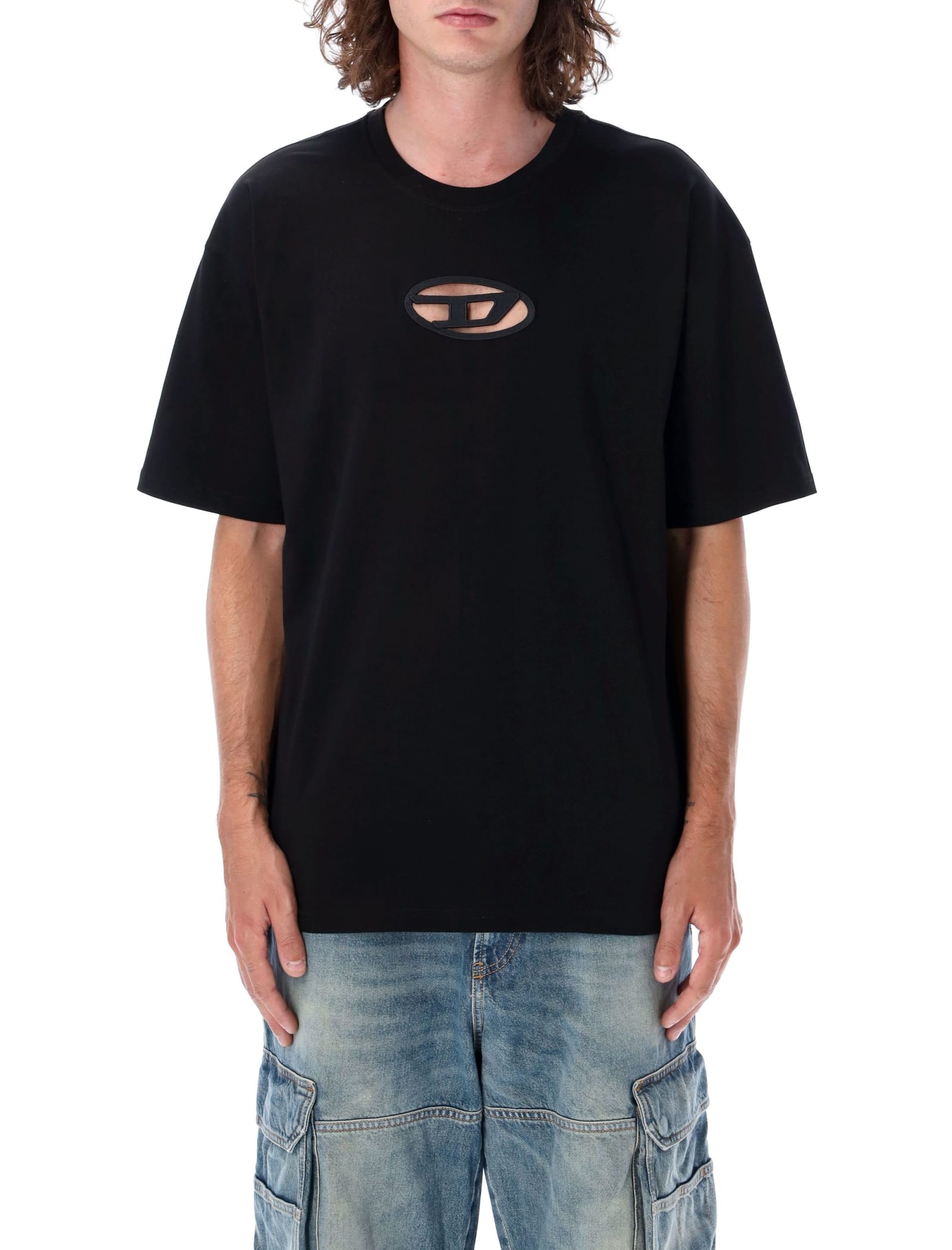 Diesel T-boxt-od Cotton Crew-neck T-shirt