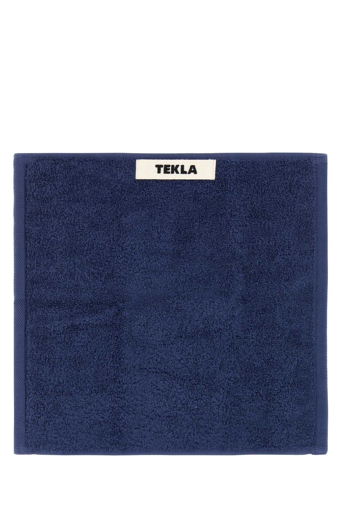 Tekla Air Force Blue Terry Towel