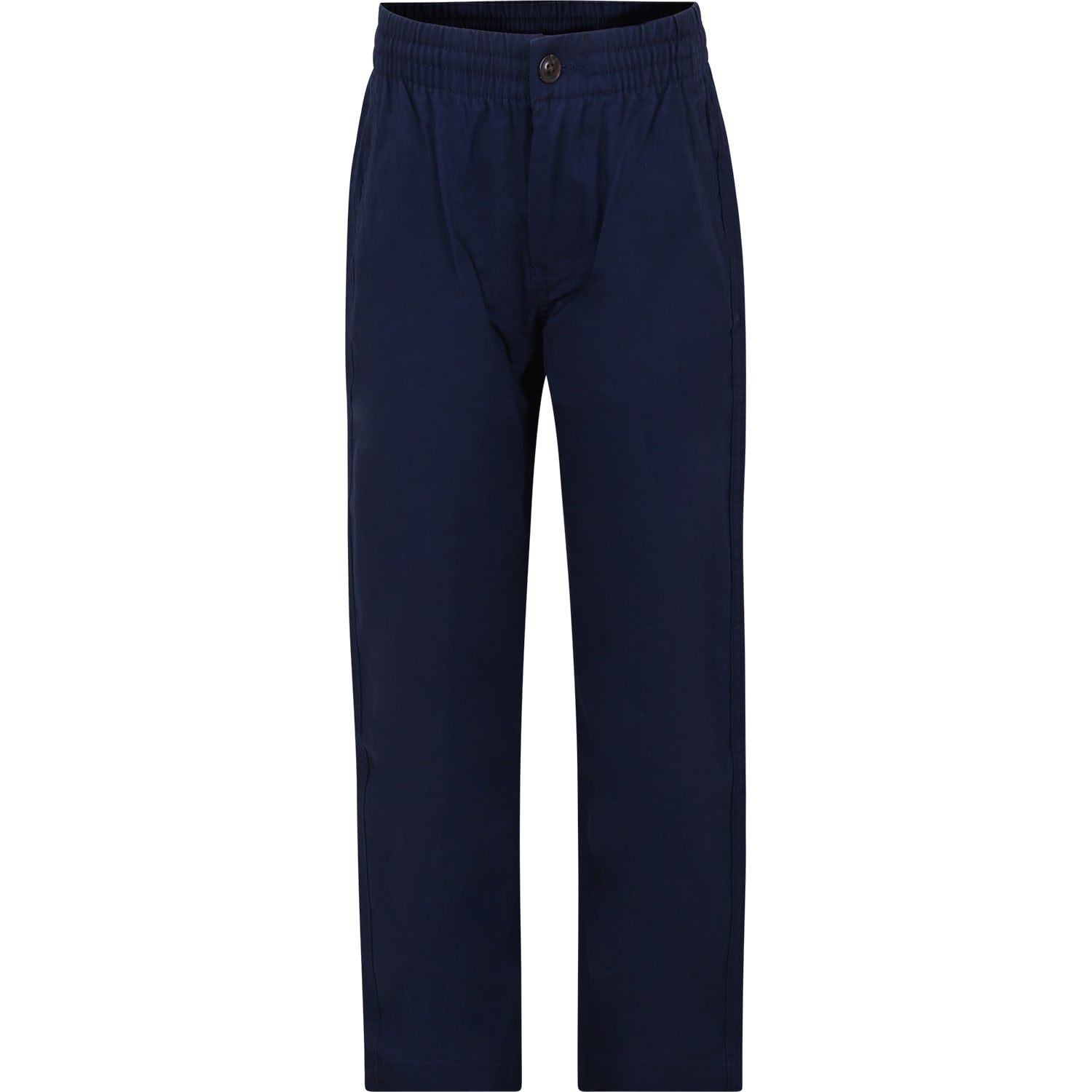 Ralph Lauren Blue Trousers For Boy With Horse