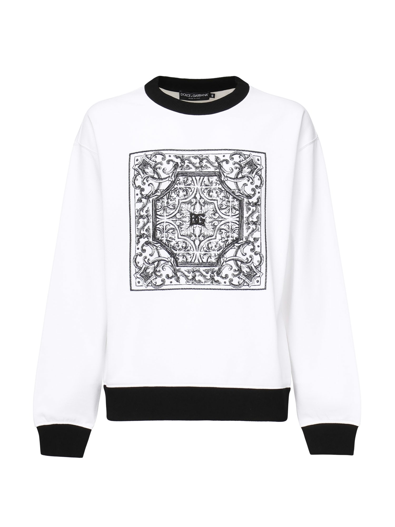 Dolce & Gabbana Jersey Sweatshirt With Print