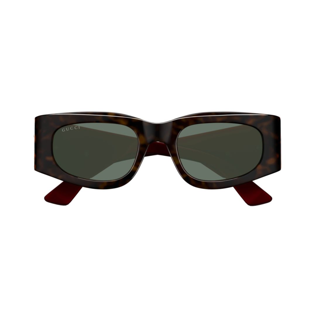 Gucci Eyewear Gg1664s-002 Havana-red-green