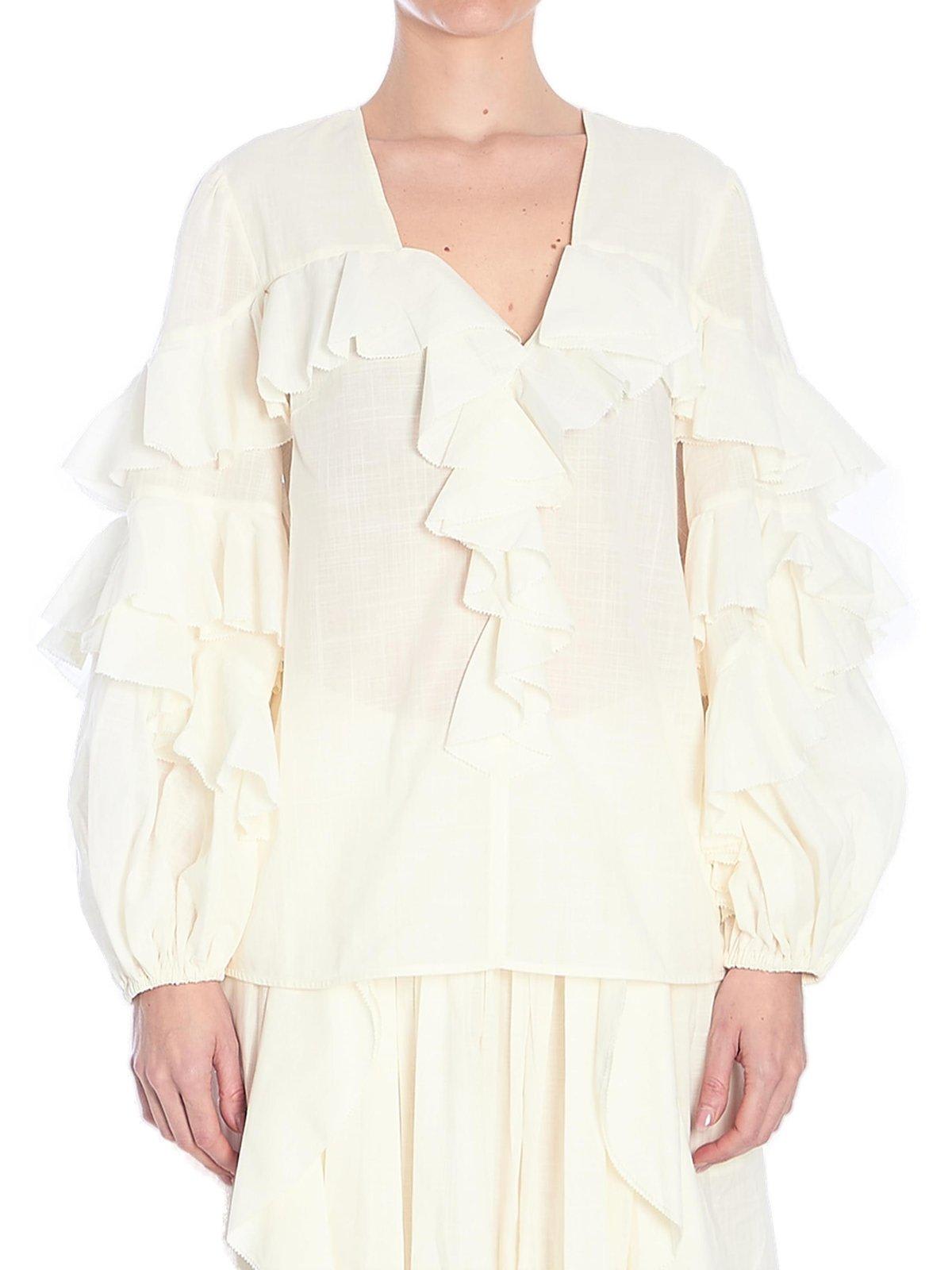 Zimmermann Acacia Ruffle Shirt
