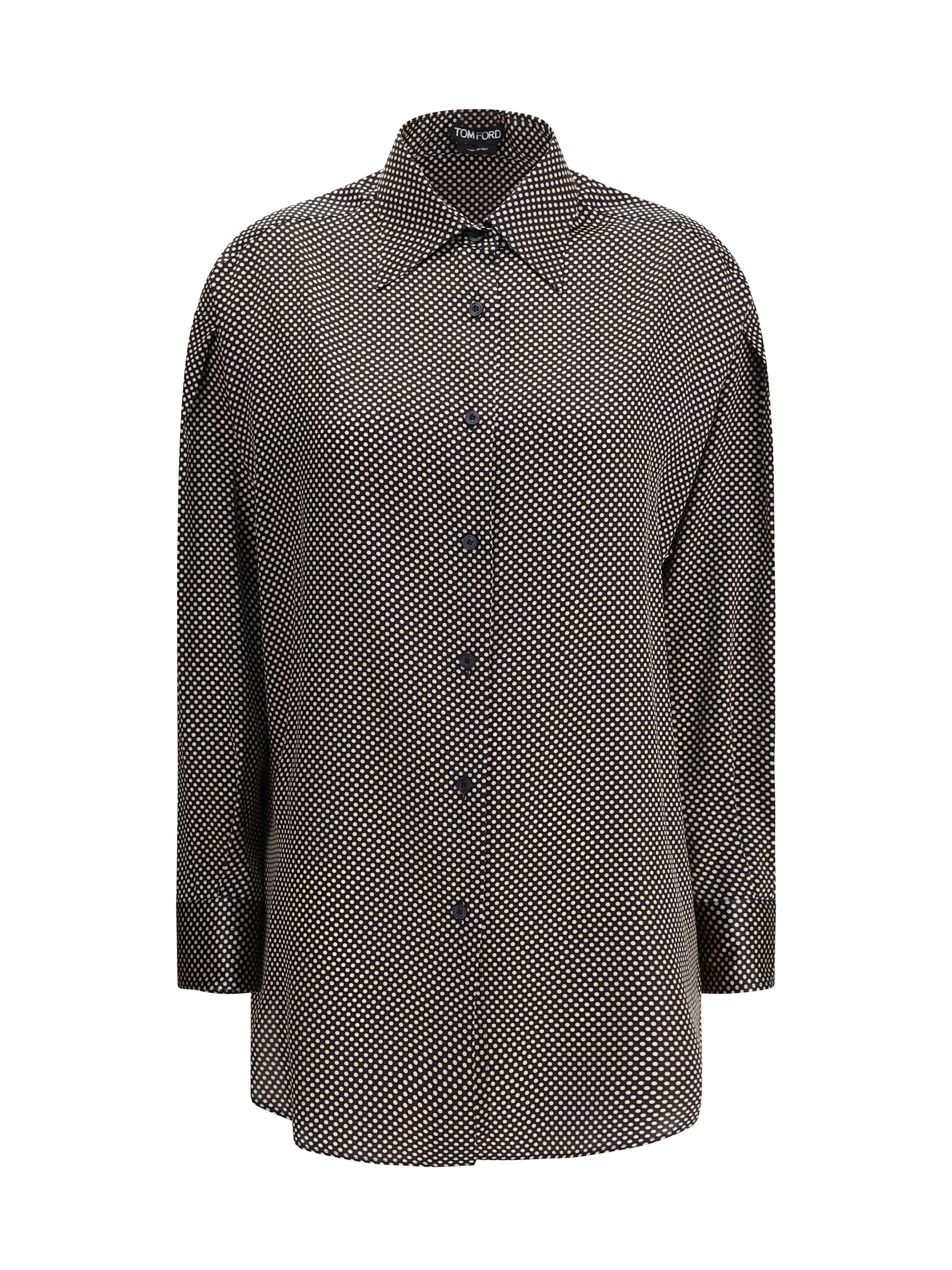 Tom Ford Silk Polka Dot Shirt