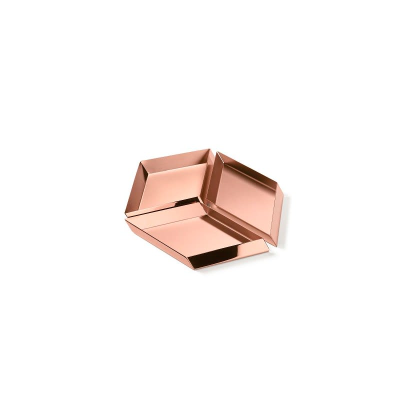 Ghidini 1961 Axonometry - Large Cube Rose Gold