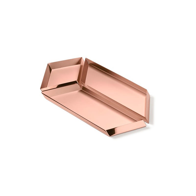 Ghidini 1961 Axonometry - Large Parallelepiped Rose Gold