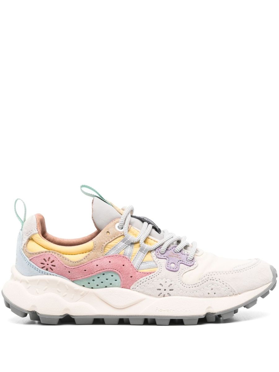 Flower Mountain Yamano 3 - Sneakers In Suede And Technical Fabric
