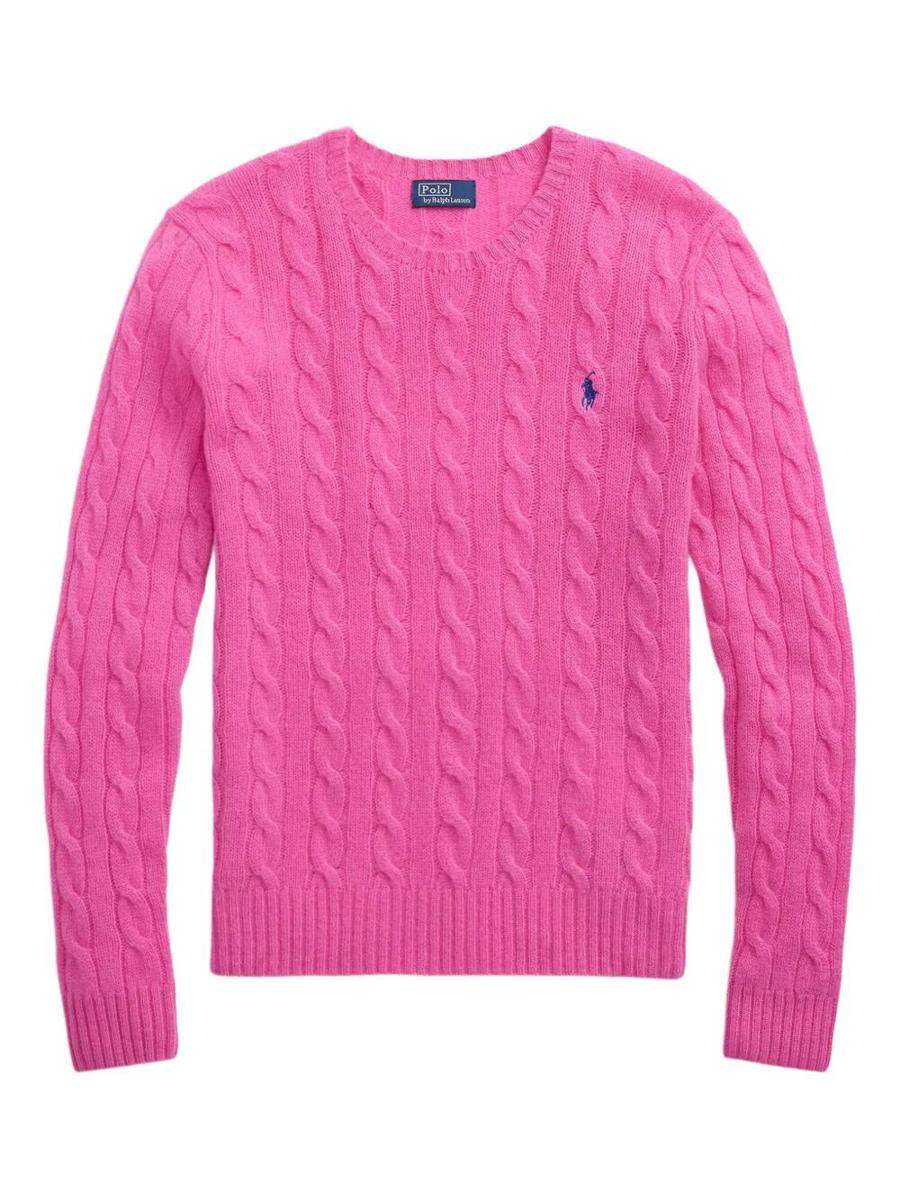 Polo Ralph Lauren Cable Wool And Cashmere Crewneck Jumper Clothing