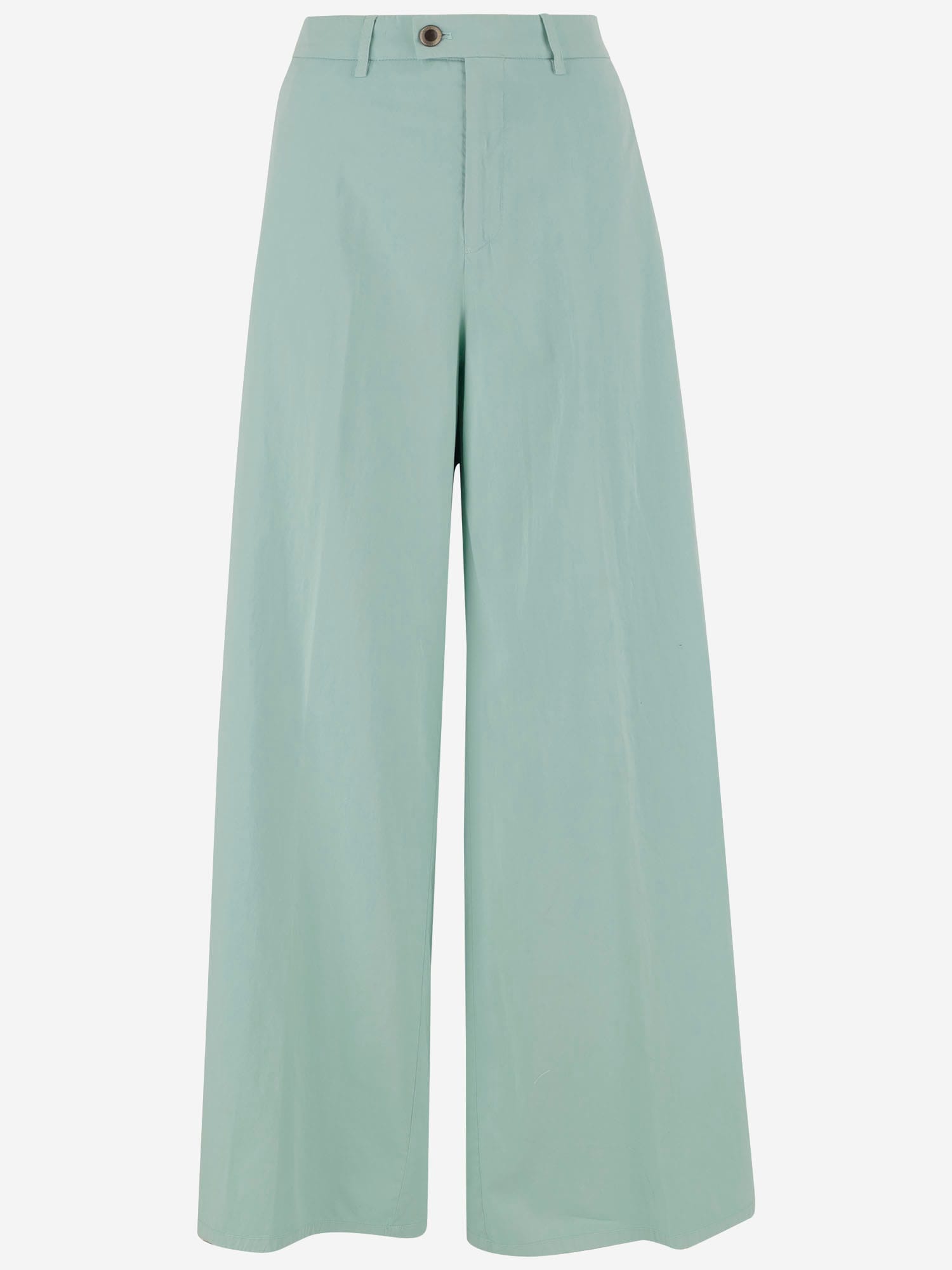 Berwich Cotton And Silk Stretch Trousers