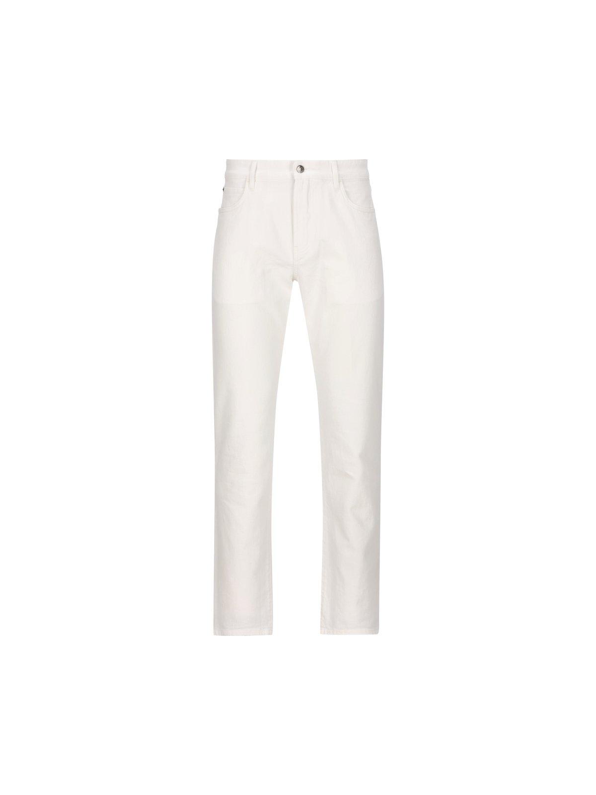 Loro Piana Logo Patch Straight-leg Trousers