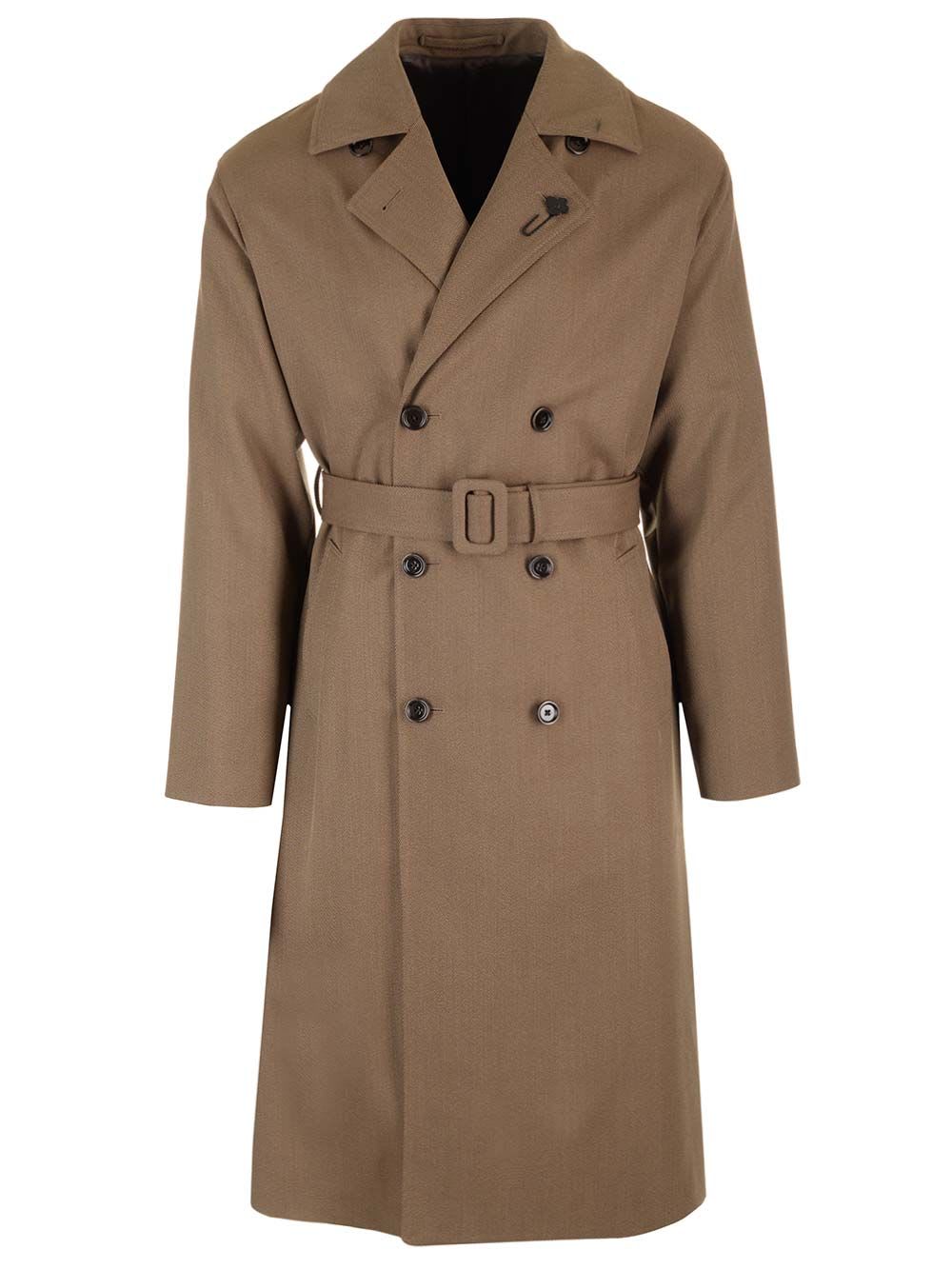 Lardini attitude Double-breasted Trench Coat
