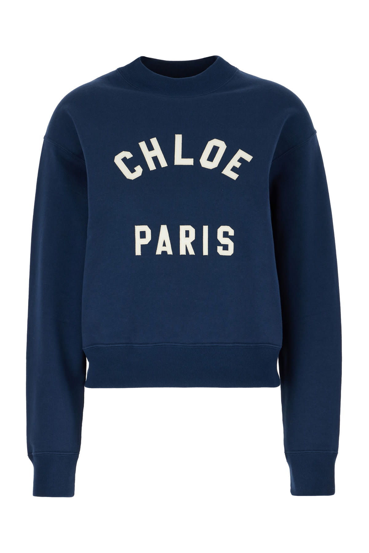 Chloé Blue Cotton Sweatshirt