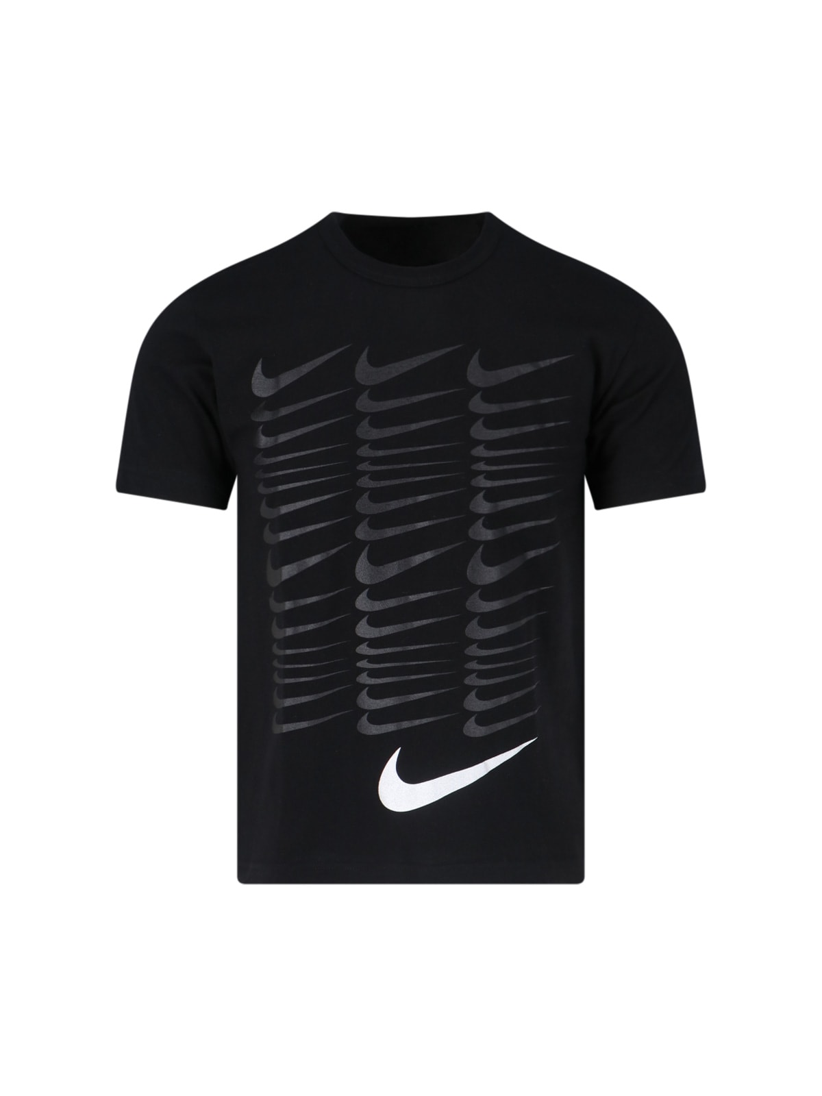 Black Comme des Garçons X Niket-shirt Printed