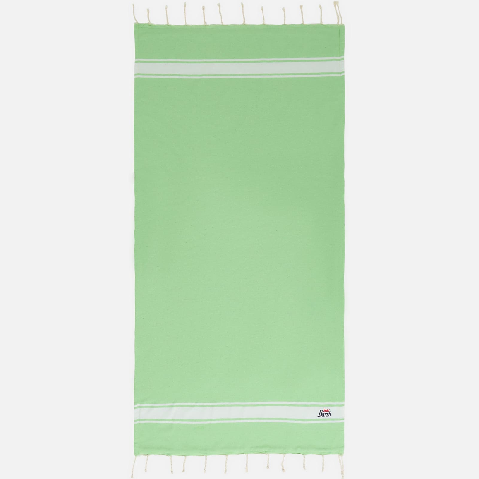 MC2 Saint Barth Fluo Green Classic Foutas Doubled With Soft Polyester Sponge