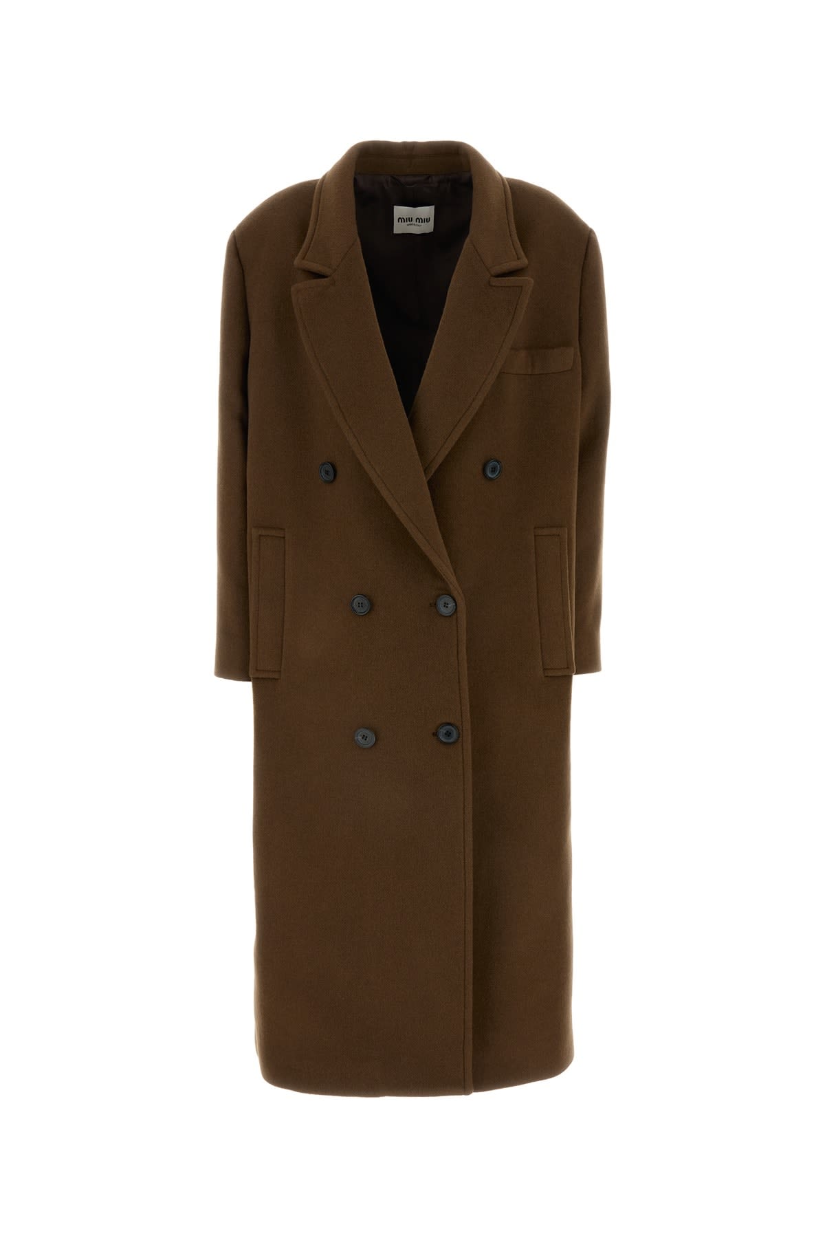 Miu Miu Brown Wool Coat