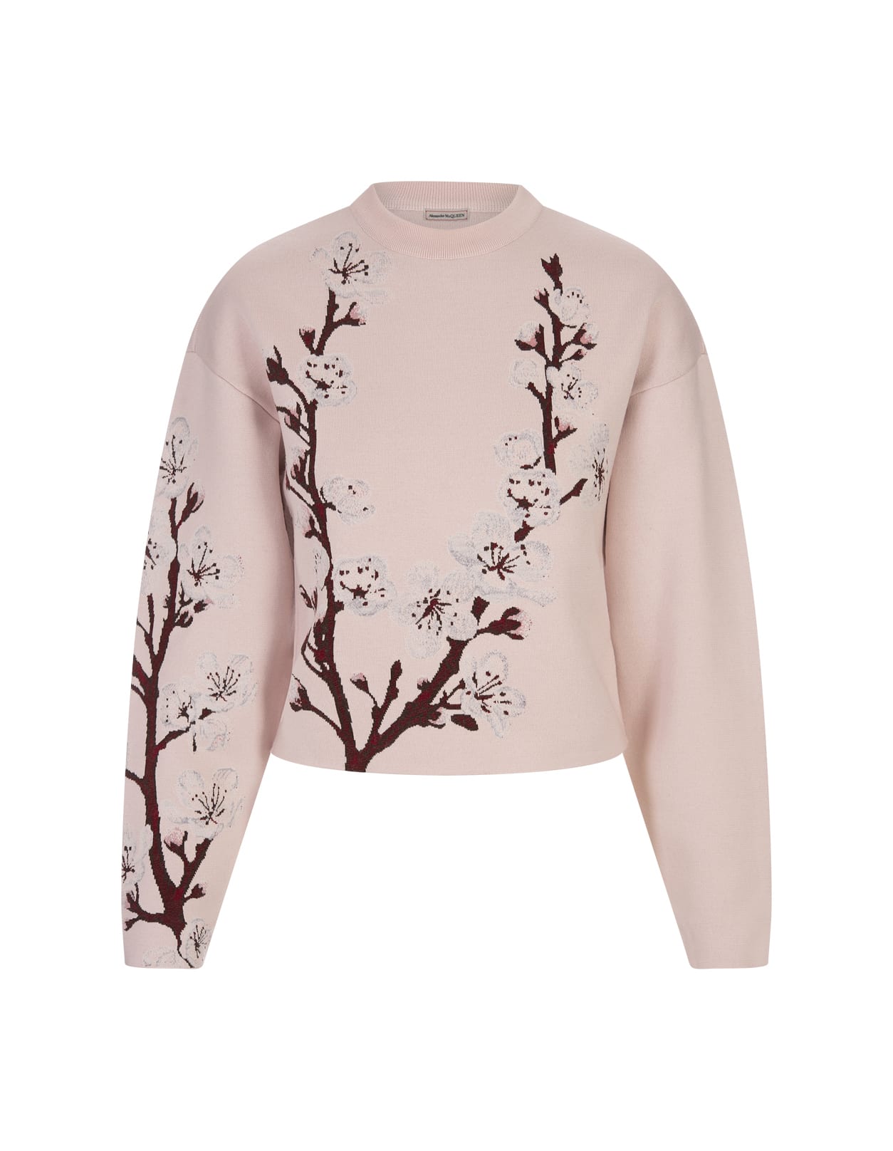 Alexander McQueen Blossom Cocoon Sleeve Jumper
