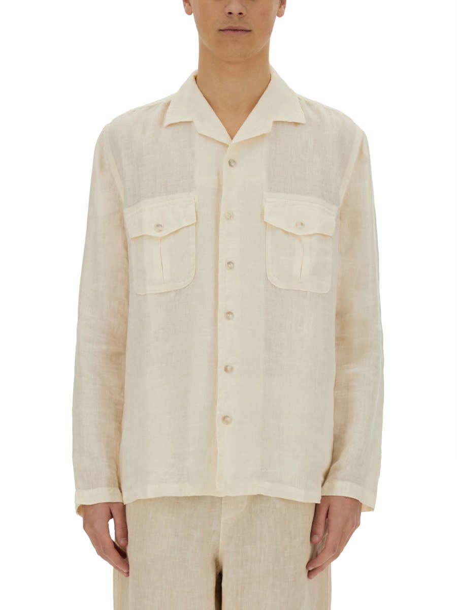 120% Lino Slim Fit Shirt