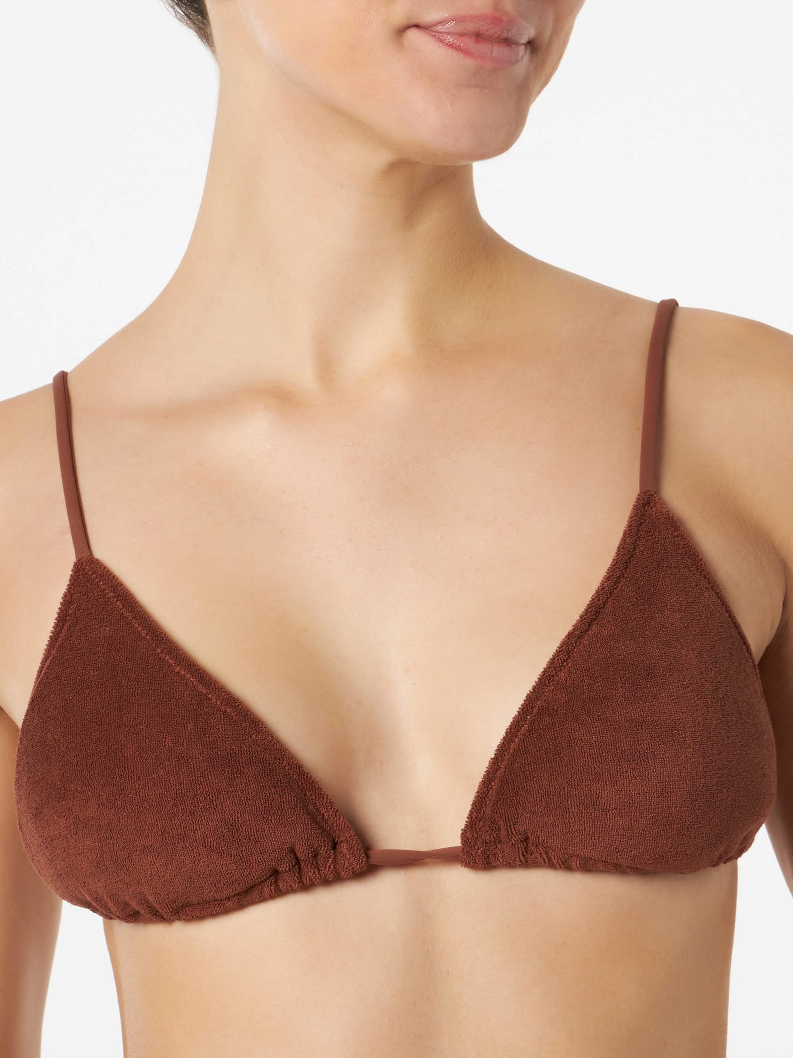 MC2 Saint Barth Woman Terry Triangle Top Swimsuit