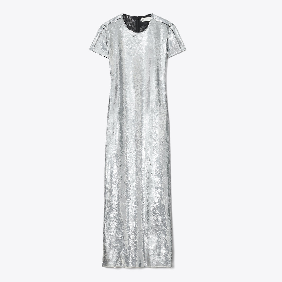 Tory Burch Sequined T-Shirt Dress