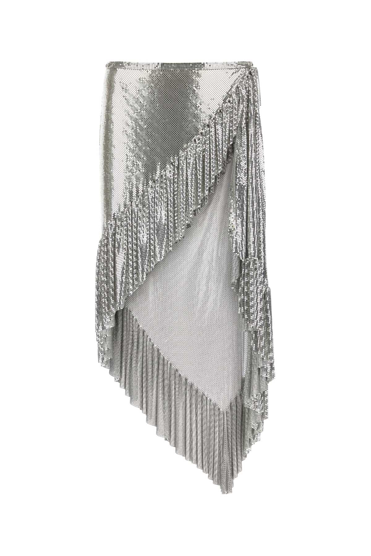Paco Rabanne Silver Chain Mail Skirt