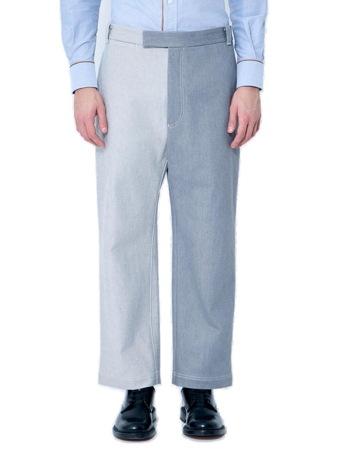 Thom Browne Two-toned Mid-rise Jeans