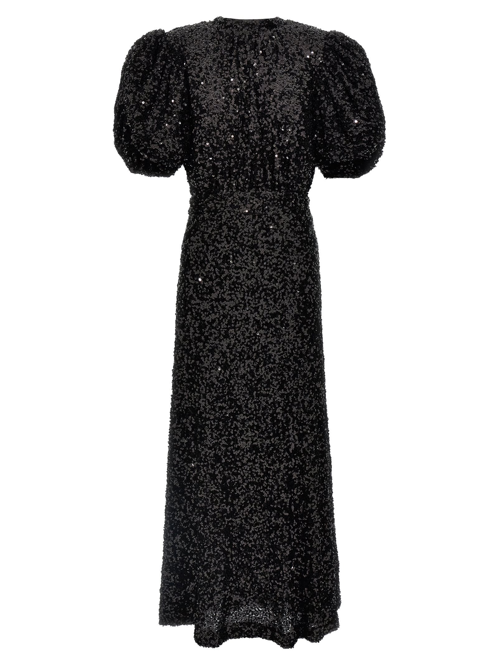 Rotate by Birger Christensen Sequin Midi Dress