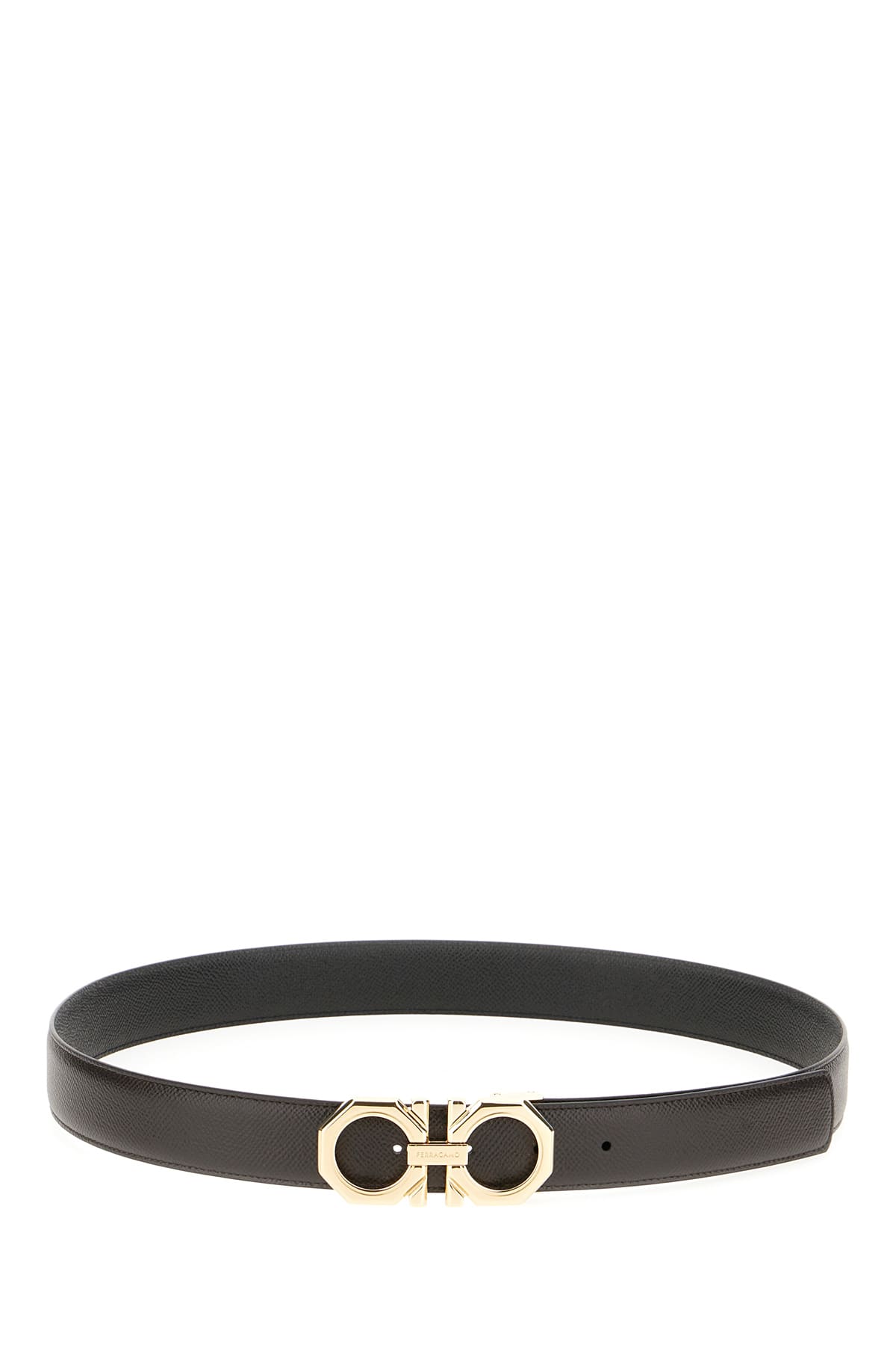 Ferragamo Dark Brown Leather Belt