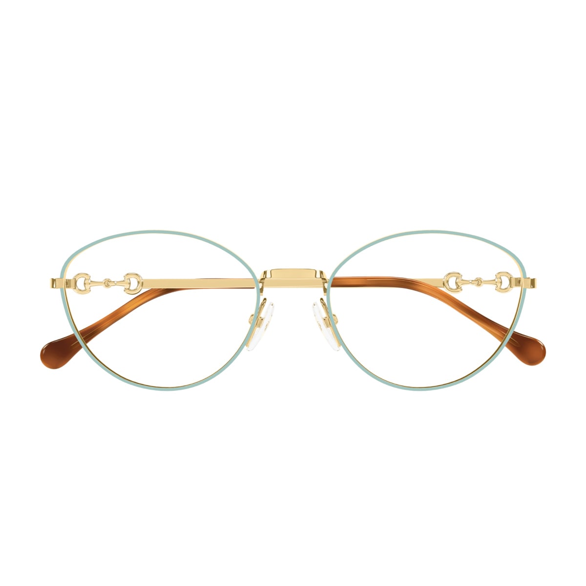 Gucci Eyewear Gucci Gg1699o Linea Horsebit 002 Gold Trasparent Glasses