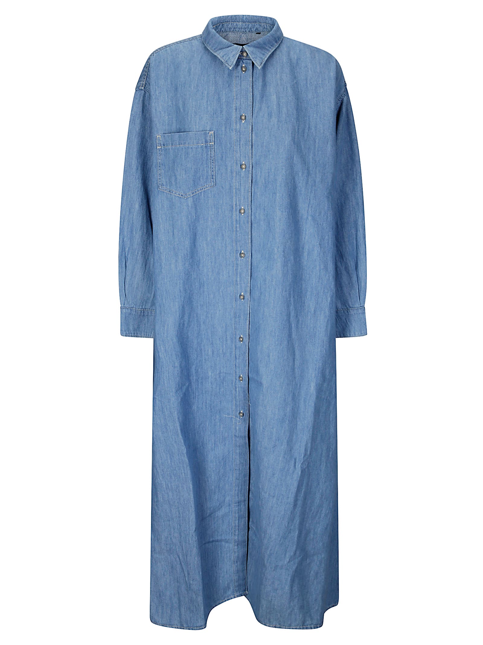 7 For All Mankind 长款冰感衬衫裙