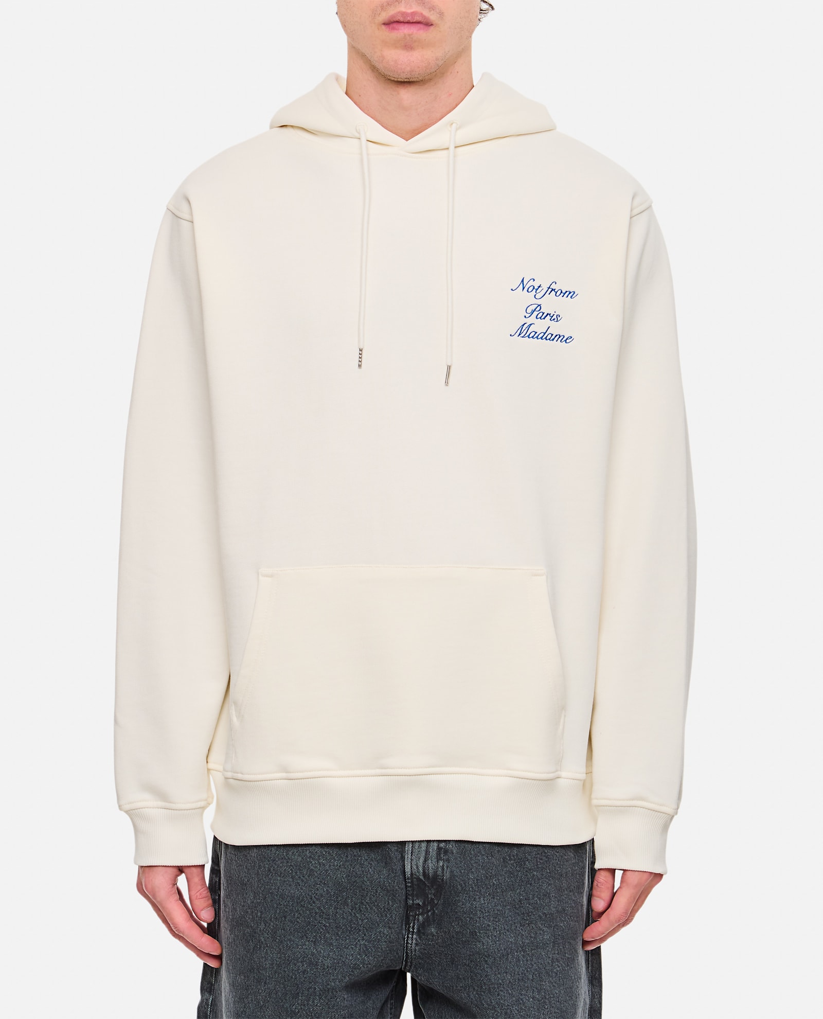 Drôle de Monsieur Cursive Slogan Hoodie