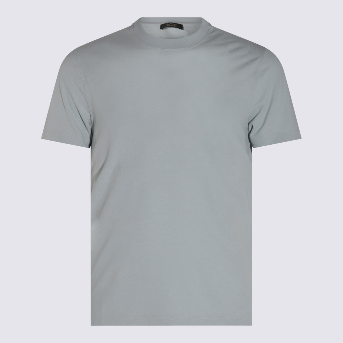 Zanone Light Blue Cotton T-shirt