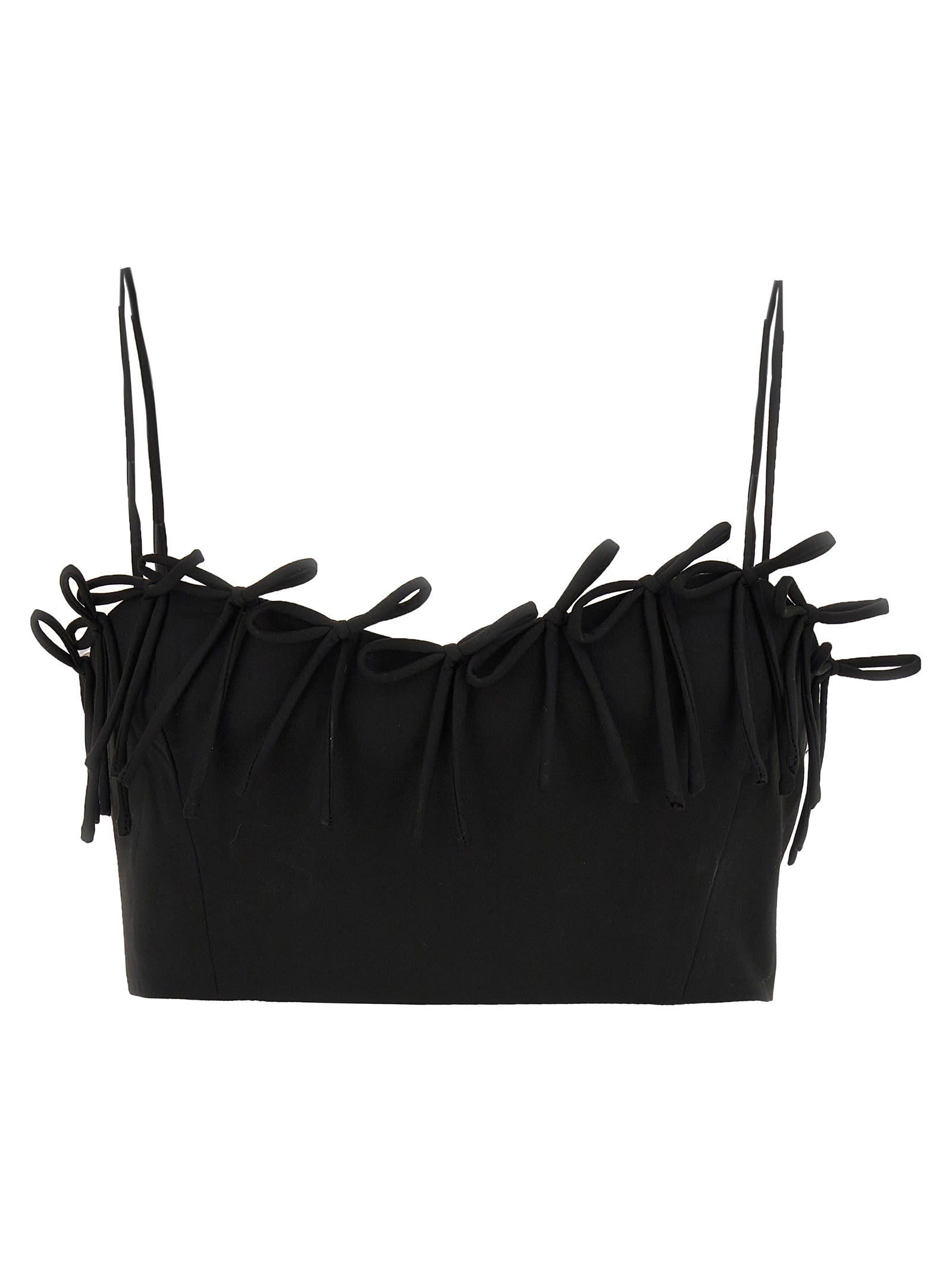 Ganni Top With Bows
