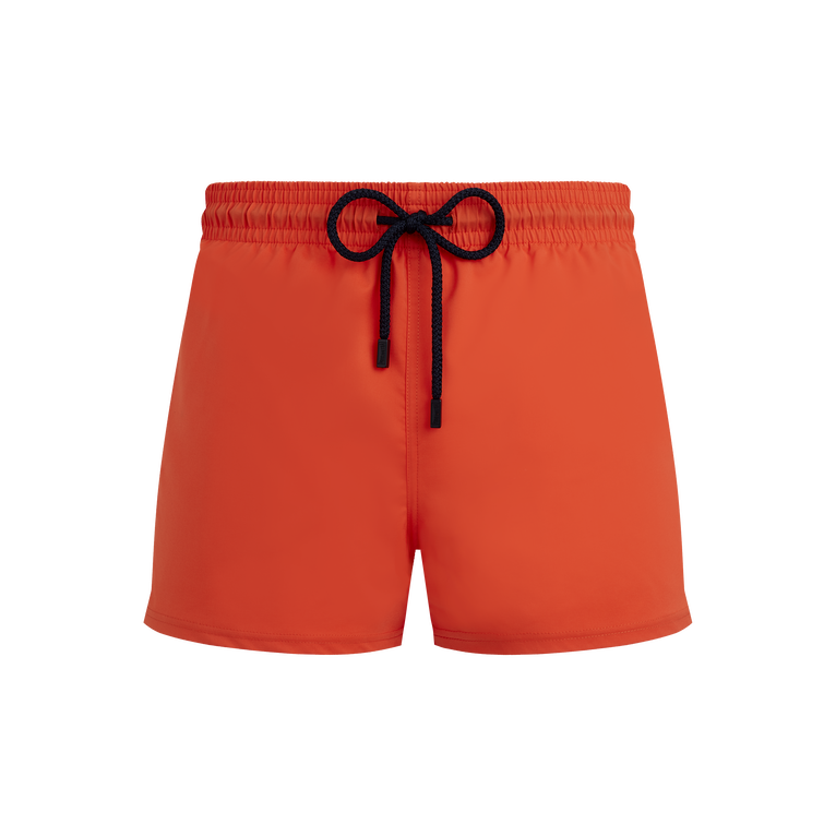 Vilebrequin Men Swimwear Short And Fitted Stretch Solid - Man - Orange - Size XL