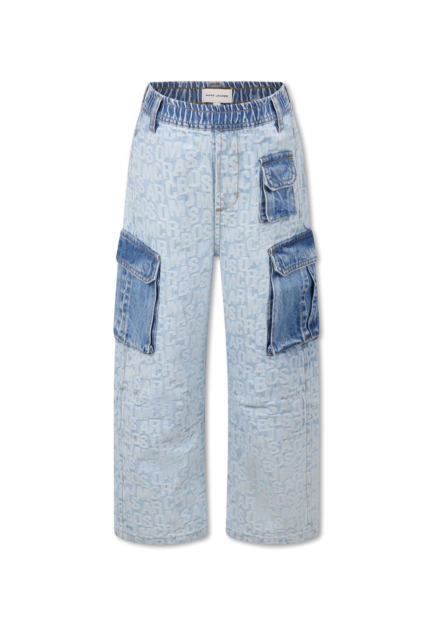 Little Marc Jacobs Denim Jeans For Boy With Logo