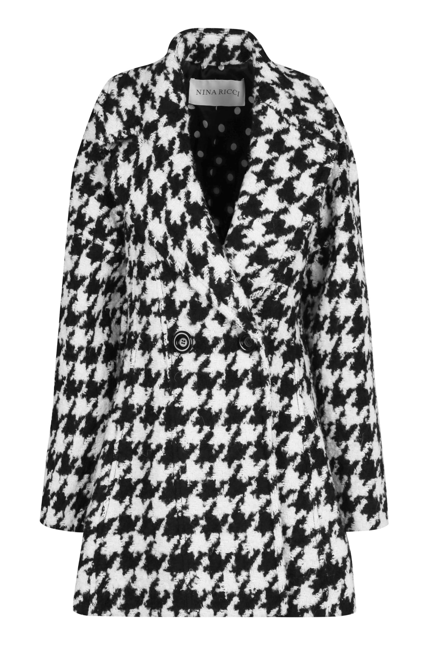 Nina Ricci Houndstooth Coat