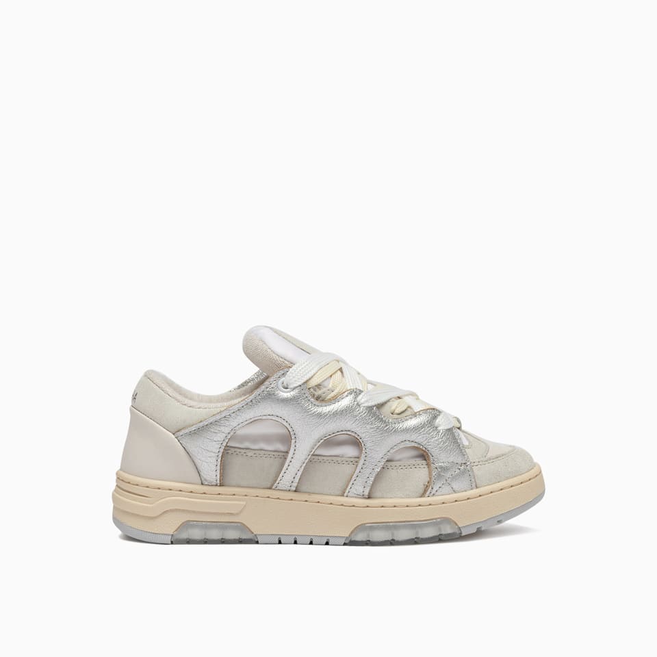 Paura Santha Model 1 Sneakers Laminated Silver