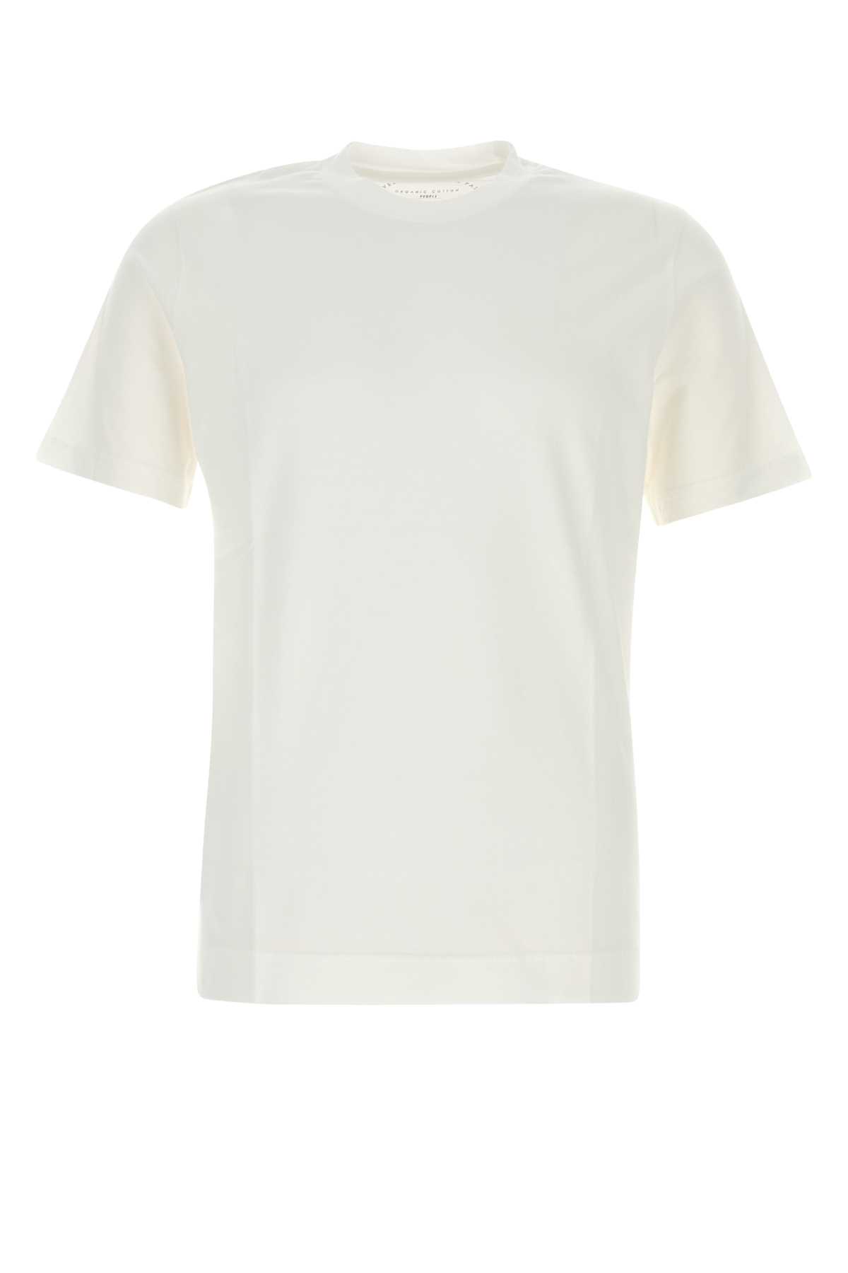 Fedeli White Cotton T-shirt