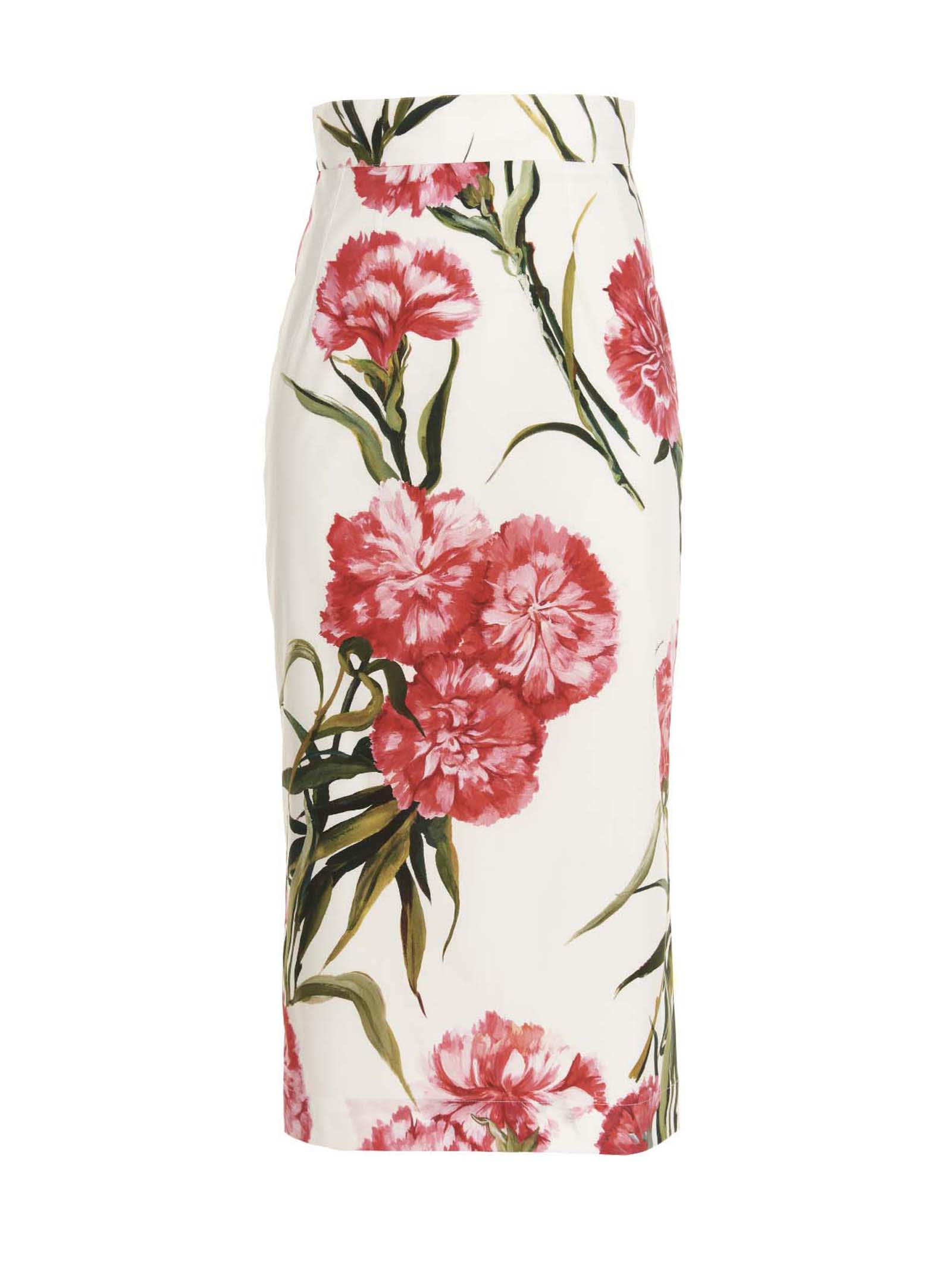 Dolce & Gabbana 花卉印花半身裙